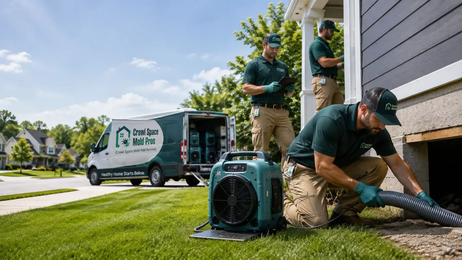 Crawl Space Mold Removal in Shellsburg, IA